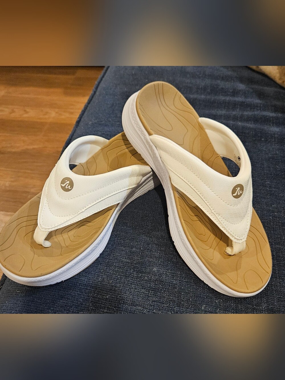 ONCAI Orthopedic Flip Flops Women with Arch Support Ladies Orthotic Recovery San